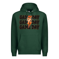 Sports Green game day game day game day basketball Premium Hoodie - MaliasSmallBusiness