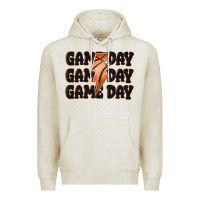 Oatmeal Heather game day game day game day basketball Premium Hoodie - MaliasSmallBusiness