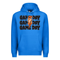 True Royal game day game day game day basketball Premium Hoodie - MaliasSmallBusiness