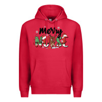 Cardinal merry nurse Premium Hoodie - MaliasSmallBusiness