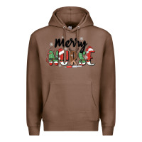 Chestnut merry nurse Premium Hoodie - MaliasSmallBusiness