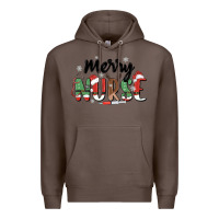 Coffee merry nurse Premium Hoodie - MaliasSmallBusiness