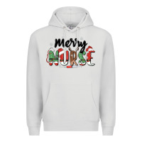 Dove Grey merry nurse Premium Hoodie - MaliasSmallBusiness