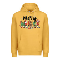 Mustard merry nurse Premium Hoodie - MaliasSmallBusiness