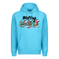 Ocean Blue merry nurse Premium Hoodie - MaliasSmallBusiness