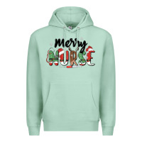 Seafoam merry nurse Premium Hoodie - MaliasSmallBusiness