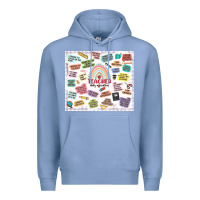 Colony Blue teacher daily affirmations Premium Hoodie - MaliasSmallBusiness