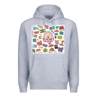 Heather Grey teacher daily affirmations Premium Hoodie - MaliasSmallBusiness