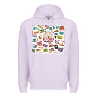 Lilac teacher daily affirmations Premium Hoodie - MaliasSmallBusiness