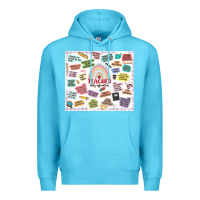 Ocean Blue teacher daily affirmations Premium Hoodie - MaliasSmallBusiness