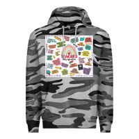 Slate Camo teacher daily affirmations Premium Hoodie - MaliasSmallBusiness