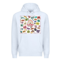 White teacher daily affirmations Premium Hoodie - MaliasSmallBusiness