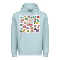 Blue Mist teacher daily affirmations Premium Hoodie - MaliasSmallBusiness