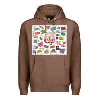 Chestnut teacher daily affirmations Premium Hoodie - MaliasSmallBusiness