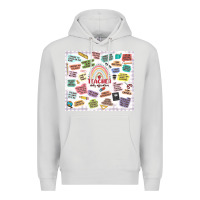 Dove Grey teacher daily affirmations Premium Hoodie - MaliasSmallBusiness