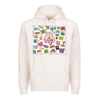 Pale Pink teacher daily affirmations Premium Hoodie - MaliasSmallBusiness