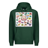 Sports Green teacher daily affirmations Premium Hoodie - MaliasSmallBusiness