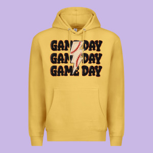 Game Day Game Day Baseball Premium Hoodie Designed By Maliassmallbusiness