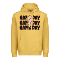 Antique Gold game day game day baseball Premium Hoodie - MaliasSmallBusiness