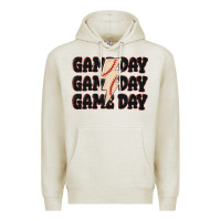 Oatmeal Heather game day game day baseball Premium Hoodie - MaliasSmallBusiness