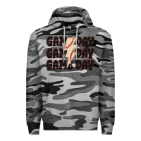 Slate Camo game day game day baseball Premium Hoodie - MaliasSmallBusiness