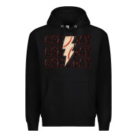 Black game day game day baseball Premium Hoodie - MaliasSmallBusiness