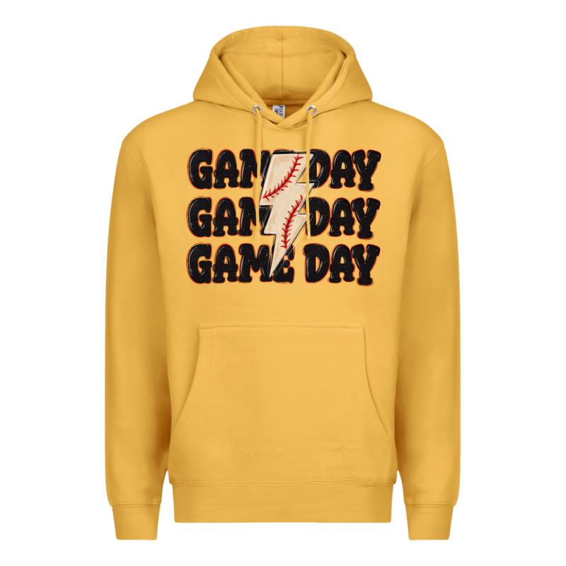 Game Day Game Day Baseball Premium Hoodie by MaliasSmallBusiness | Teevron