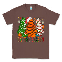 Chestnut Tis' The Season Basketball Christmas Cakes Classic Tee - BundleAndBundleShop