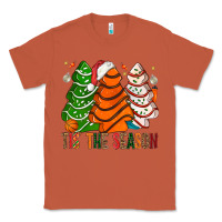 Copper Tis' The Season Basketball Christmas Cakes Classic Tee - BundleAndBundleShop