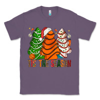 Lavender Tis' The Season Basketball Christmas Cakes Classic Tee - BundleAndBundleShop