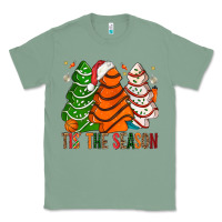 Sage Tis' The Season Basketball Christmas Cakes Classic Tee - BundleAndBundleShop