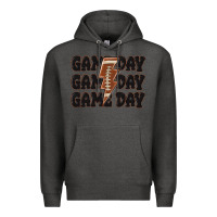 Charcoal Heather game day game day game day basketball Premium Hoodie - MaliasSmallBusiness
