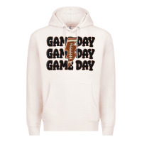 Pale Pink game day game day game day basketball Premium Hoodie - MaliasSmallBusiness