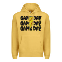Antique Gold game day game day game day softball Premium Hoodie - MaliasSmallBusiness