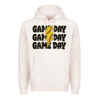 Pale Pink game day game day game day softball Premium Hoodie - MaliasSmallBusiness