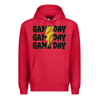 Cardinal game day game day game day softball Premium Hoodie - MaliasSmallBusiness
