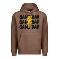 Chestnut game day game day game day softball Premium Hoodie - MaliasSmallBusiness
