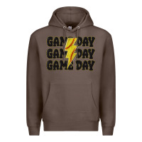 Coffee game day game day game day softball Premium Hoodie - MaliasSmallBusiness
