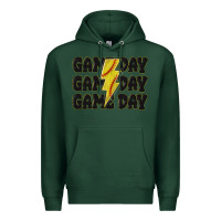 Sports Green game day game day game day softball Premium Hoodie - MaliasSmallBusiness