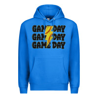 True Royal game day game day game day softball Premium Hoodie - MaliasSmallBusiness