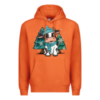 Carrot winter i'm udderly freezing baby cow Premium Hoodie - MaliasSmallBusiness