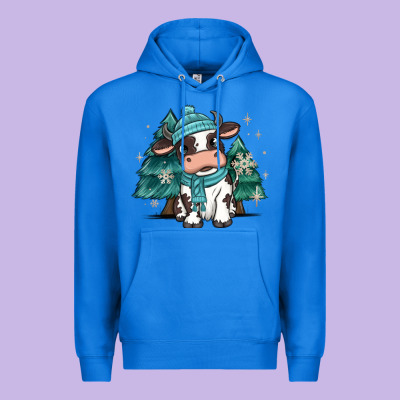 Premium Hoodie winter i'm udderly freezing baby cow