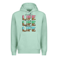 Seafoam wife life mom life best life Premium Hoodie - MaliasSmallBusiness