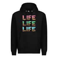 Black wife life mom life best life Premium Hoodie - MaliasSmallBusiness