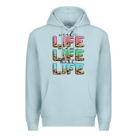 Blue Mist wife life mom life best life Premium Hoodie - MaliasSmallBusiness