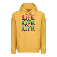Mustard wife life mom life best life Premium Hoodie - MaliasSmallBusiness