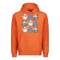 Carrot santa claus doodles christmas Premium Hoodie - MaliasSmallBusiness