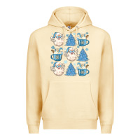 Pina Colada santa claus doodles christmas Premium Hoodie - MaliasSmallBusiness