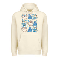 Sandshell santa claus doodles christmas Premium Hoodie - MaliasSmallBusiness