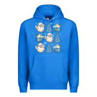 True Royal santa claus doodles christmas Premium Hoodie - MaliasSmallBusiness